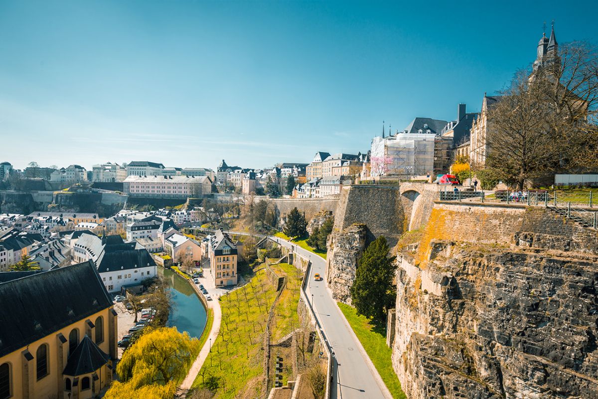 Photo de la vieille ville du Luxembourg